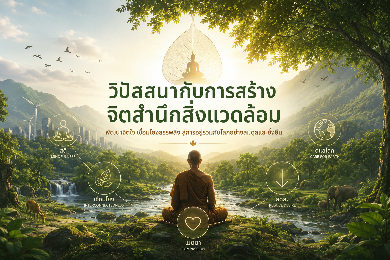 วิปัสสนากับการสร้างจิตสำนึกสิ่งแวดล้อม