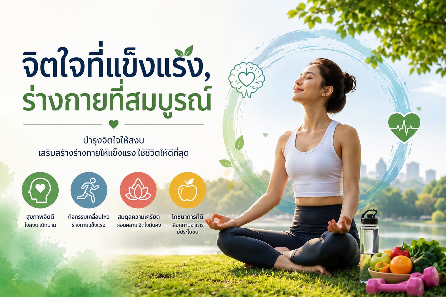 จิตใจแข็งแรง นำไปสู่สุขภาพกายที่แข็งแรง