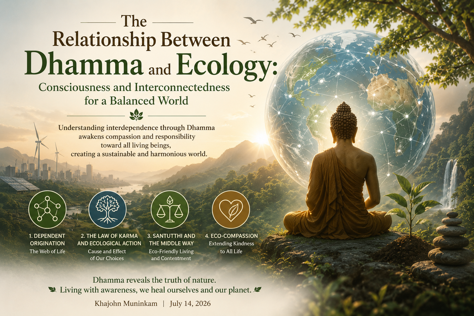 The Relationship Between Dhamma and Ecology: Consciousness and Interconnectedness for a Balanced World