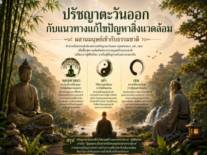 ปรัชญาตะวันออกกับการแก้ปัญหาสิ่งแวดล้อม: การหลอมรวมมนุษย์กับธรรมชาติ
