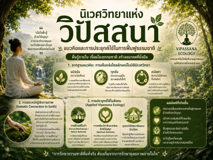 Vipassana Ecology: แนวคิดและการประยุกต์ใช้ในการฟื้นฟูธรรมชาติ