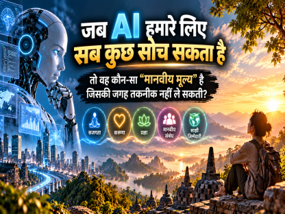 AI के युग में मानव मूल्य: तकनीक क्या नहीं बदल सकती?