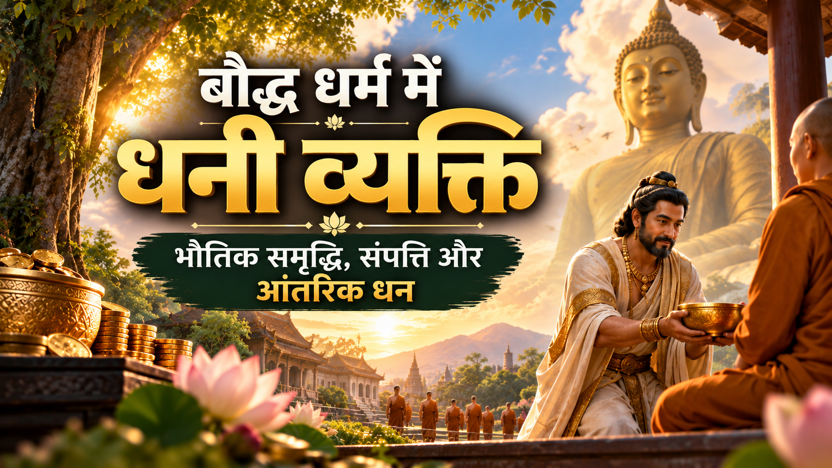 बौद्ध धर्म में धन: अनाथपिंडिक, सात आर्य धन और आंतरिक समृद्धि
