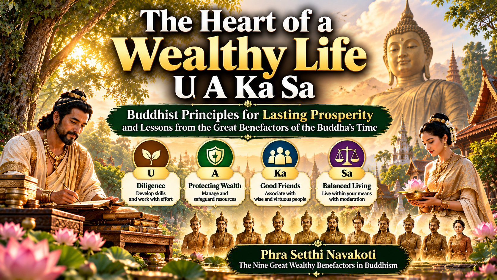 Wealth in Buddhism: Anāthapiṇḍika, the Seven Noble Treasures, and Inner Prosperity