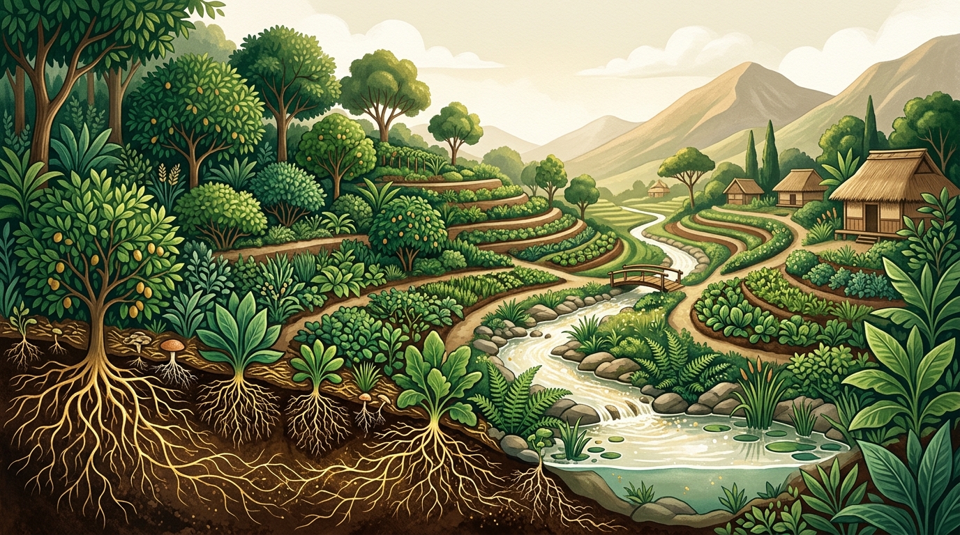 Sustainable Agriculture Based on Interdependence and Returning to Nature